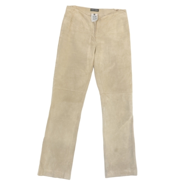BLACKY Dress Cream suede pants size 36 - Picture 3 of 14